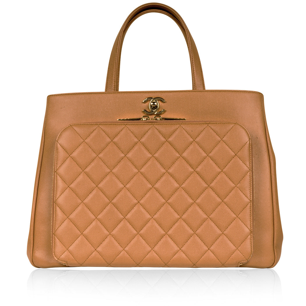Chanel Business Affinity Caviar Tote Bag Large