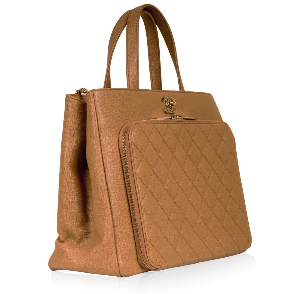 Chanel Business Affinity Caviar Tote Bag Large