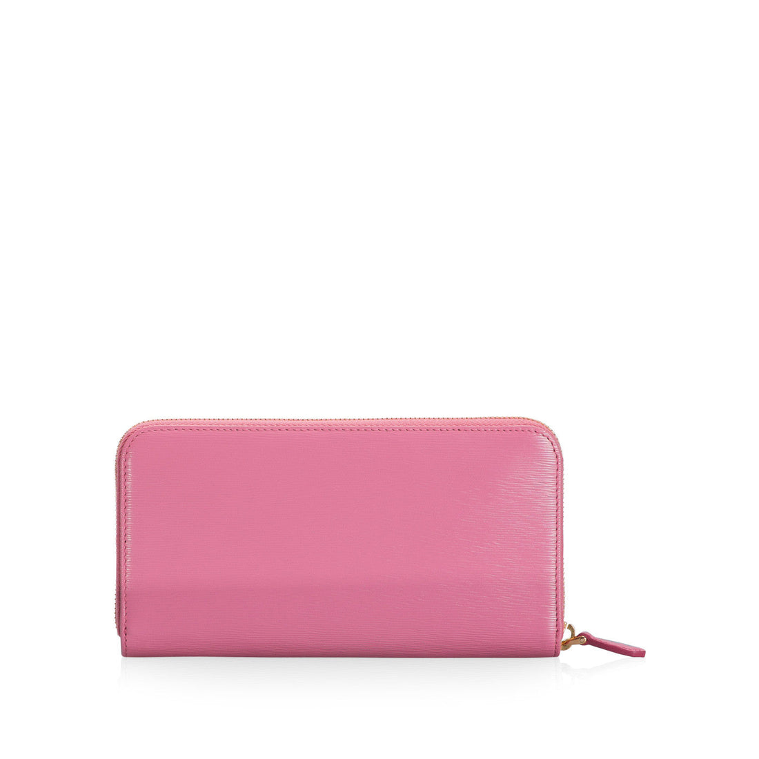 Prada Peony Pink Portafogolio Lampo Wallet