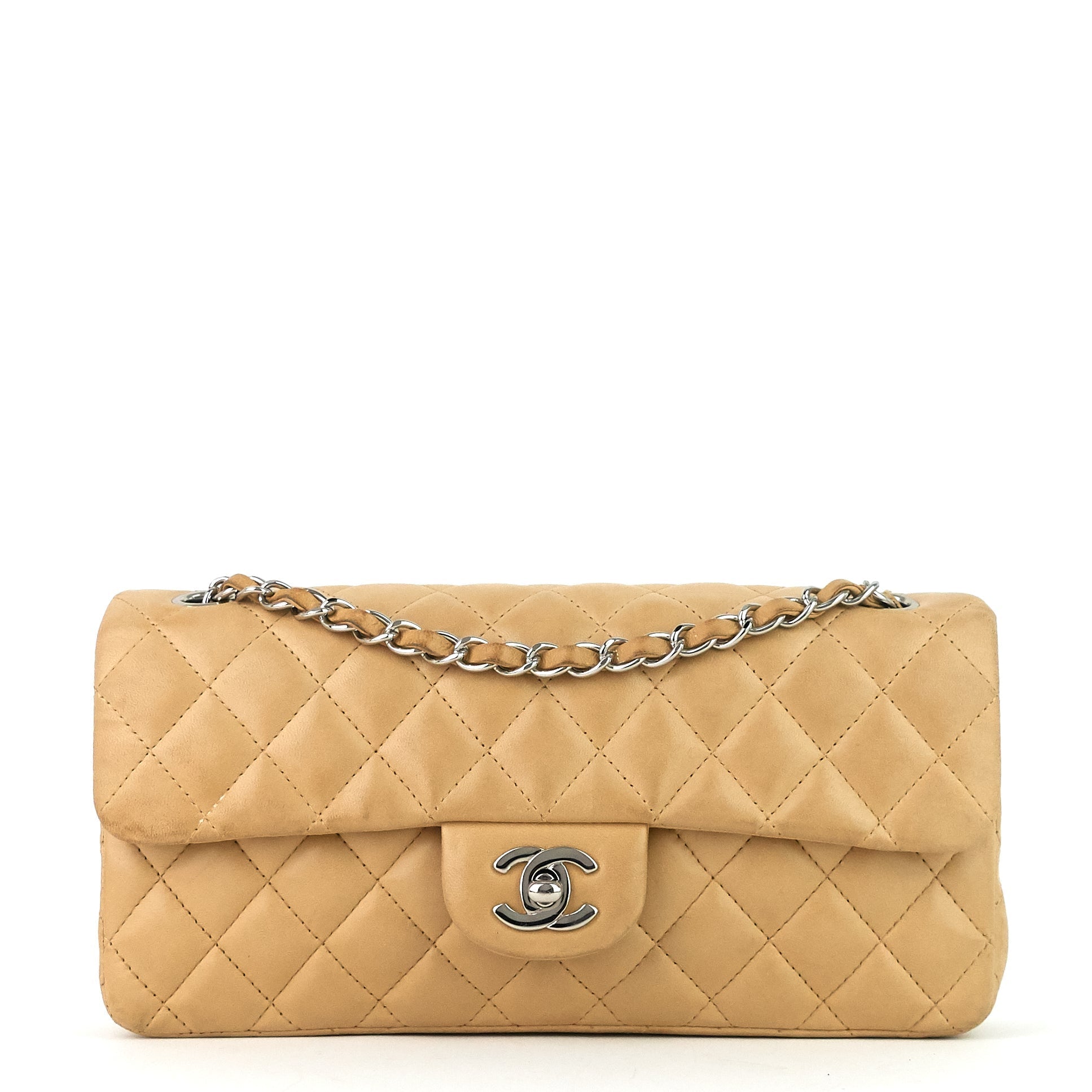 Top Quality Chanel East West Quilted Lambskin New Bag