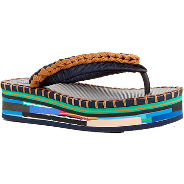 Lou Womens Platform Slip-On Slide Sandals