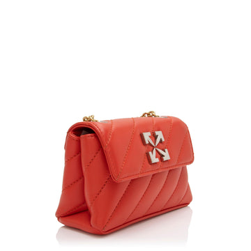 Off-White Leather Jackhammer 17 Shoulder Bag