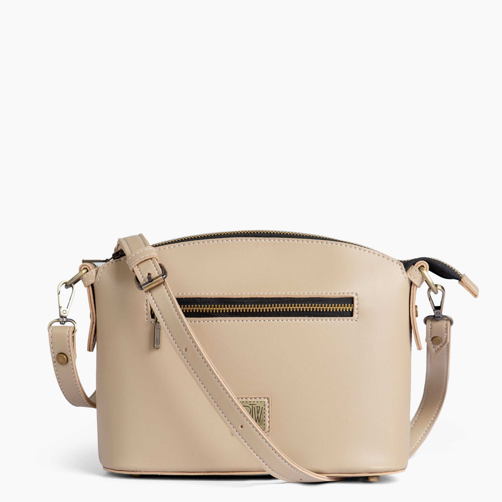 Off-white dome cross-body bag
