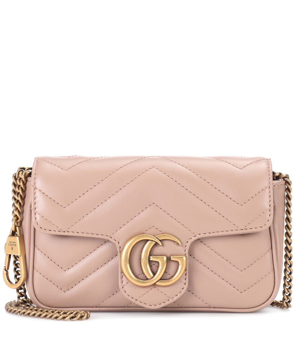 Gucci GG Marmont Super Mini Shoulder Bag Rose