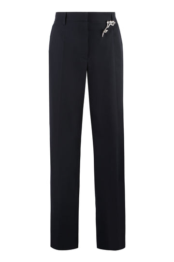 PRADA Gabardine Trousers for Women - FW24