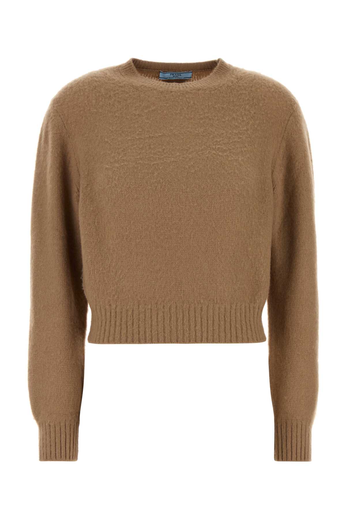 PRADA Biscuit Cashmere Sweater for Women
