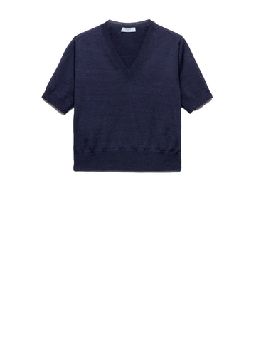 PRADA V-Neck Sweater for Women - SS25 Collection