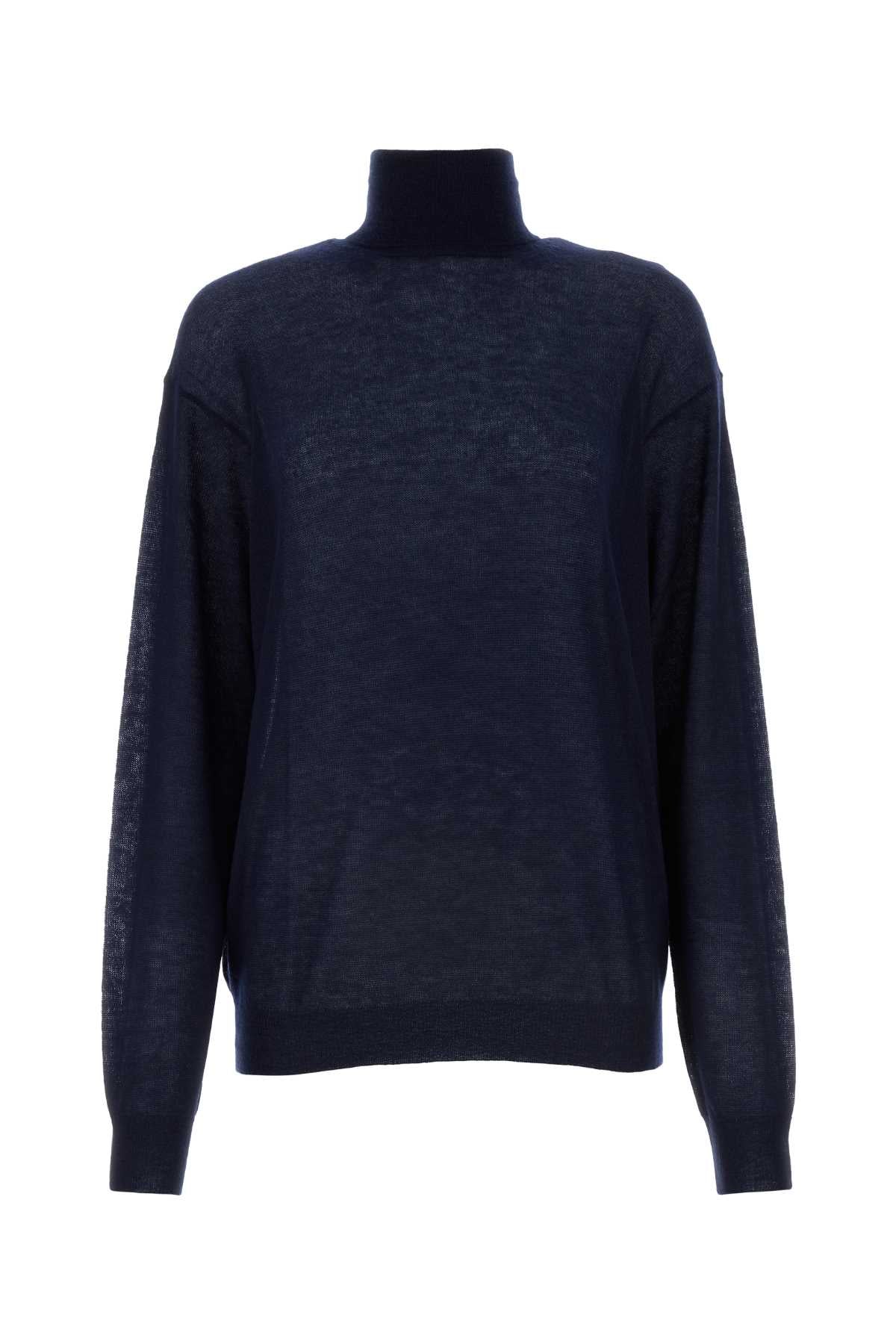 PRADA See-Through Cashmere Sweater for Women - SS24