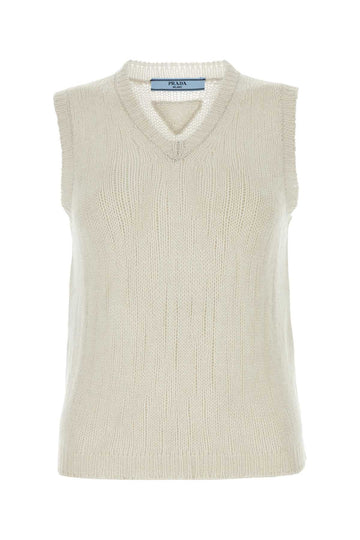 PRADA Cashmere Knitted Vest for Women - SS24 Collection