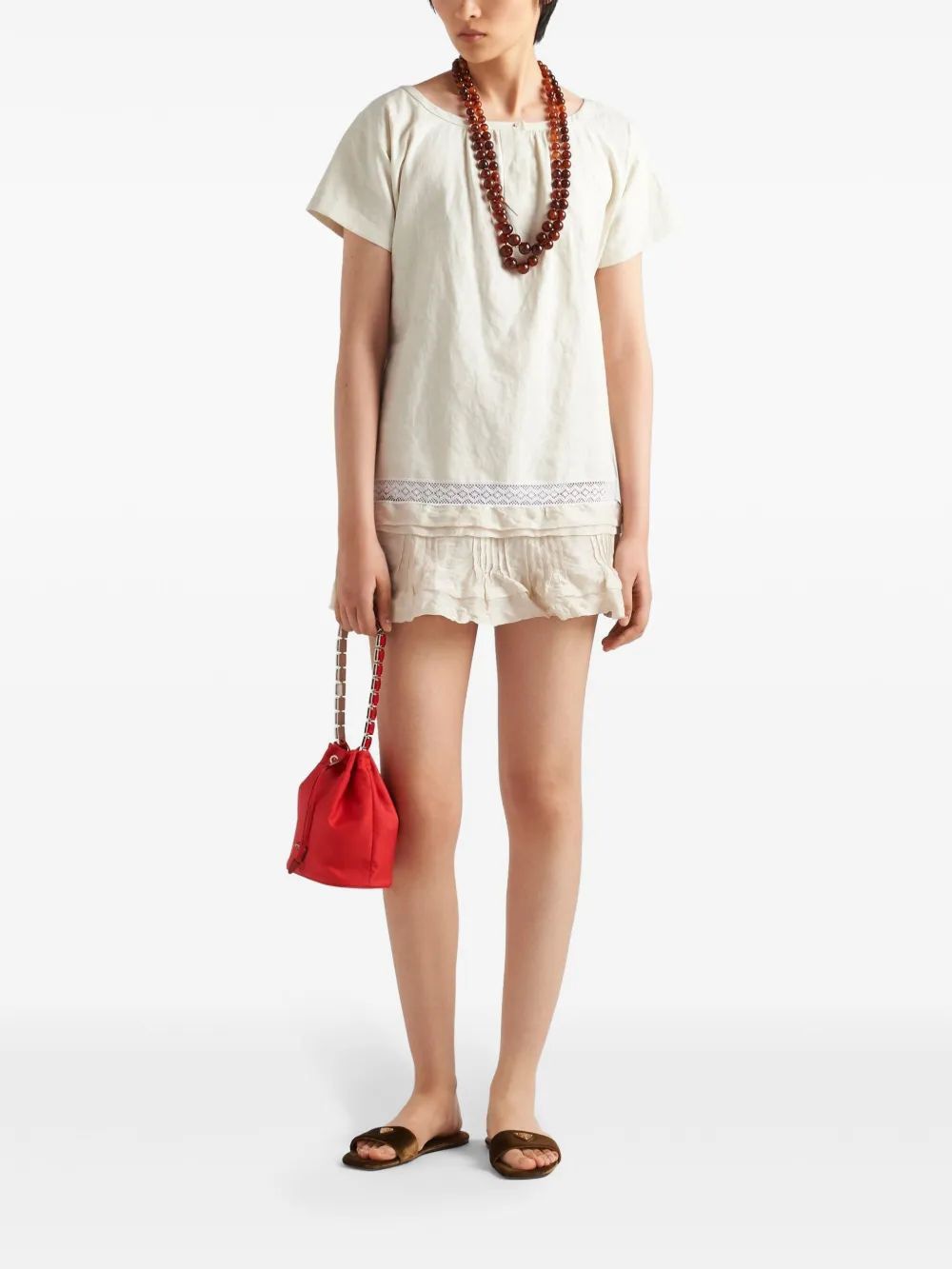 PRADA Mini Cotton Suit Dress for Women
