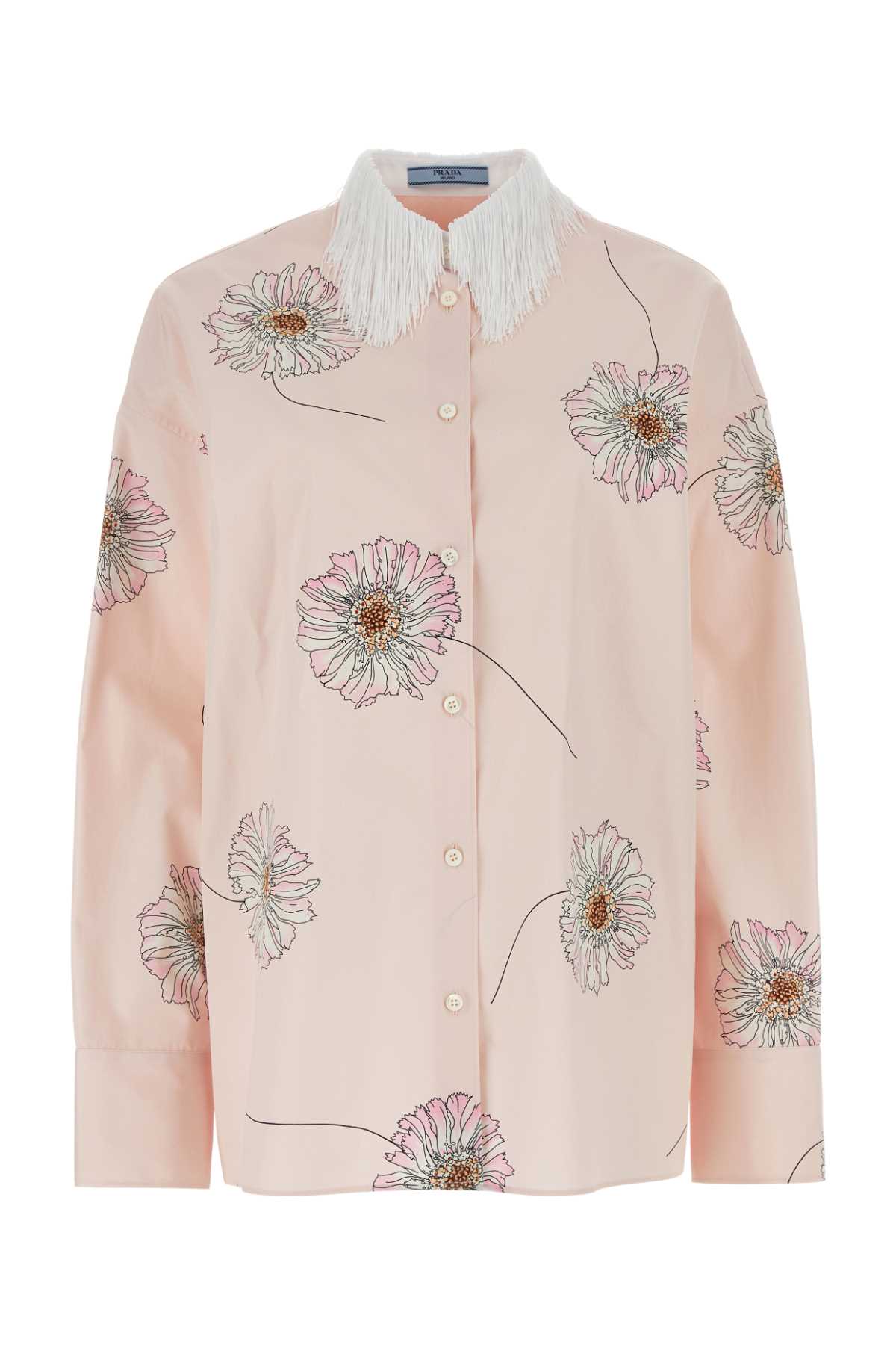 PRADA Floral Oversize Shirt for Women - SS24 Collection
