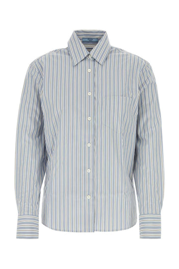 PRADA Embroidered Poplin Shirt