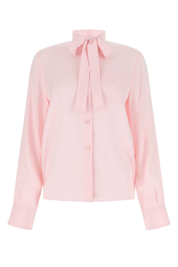 PRADA Silk Crepe Mini Shirt