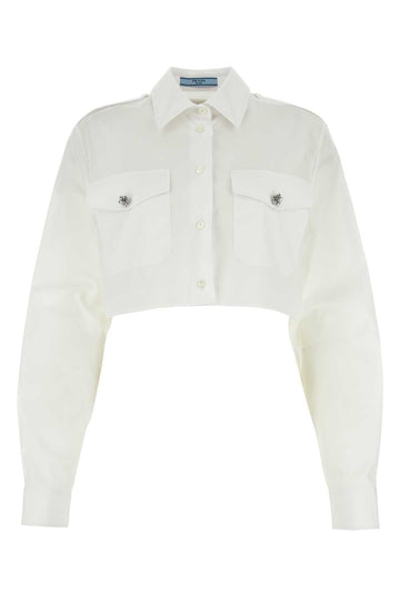 PRADA Classic Poplin Shirt for Women