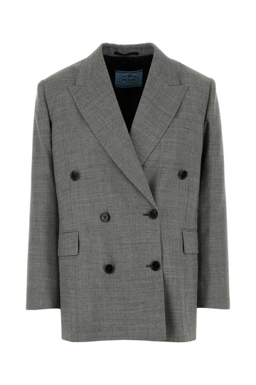 PRADA Wool Blazer for Women - SS25 Collection