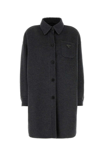 PRADA Wool Blend Jacket for Women - SS25 Collection