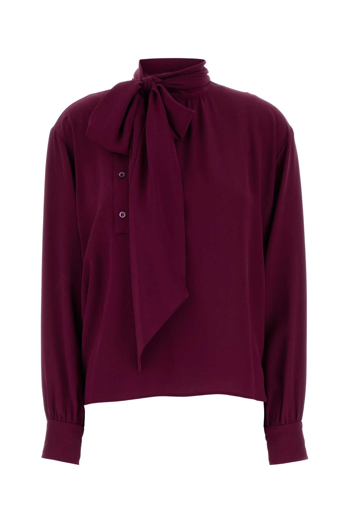 PRADA Silk Crepe Blouse for Women - SS25 Collection