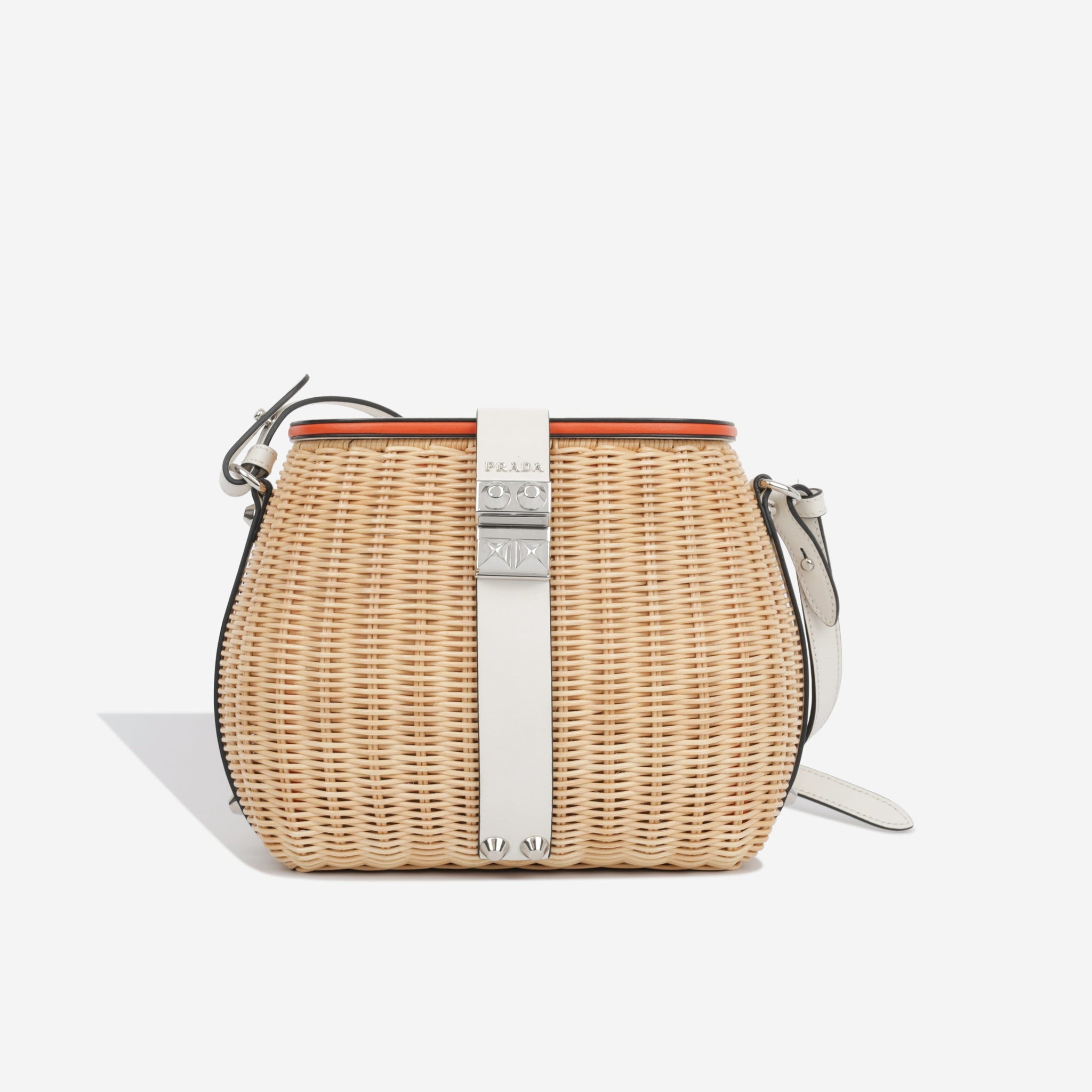 Prada Midollino Wicker Bag
