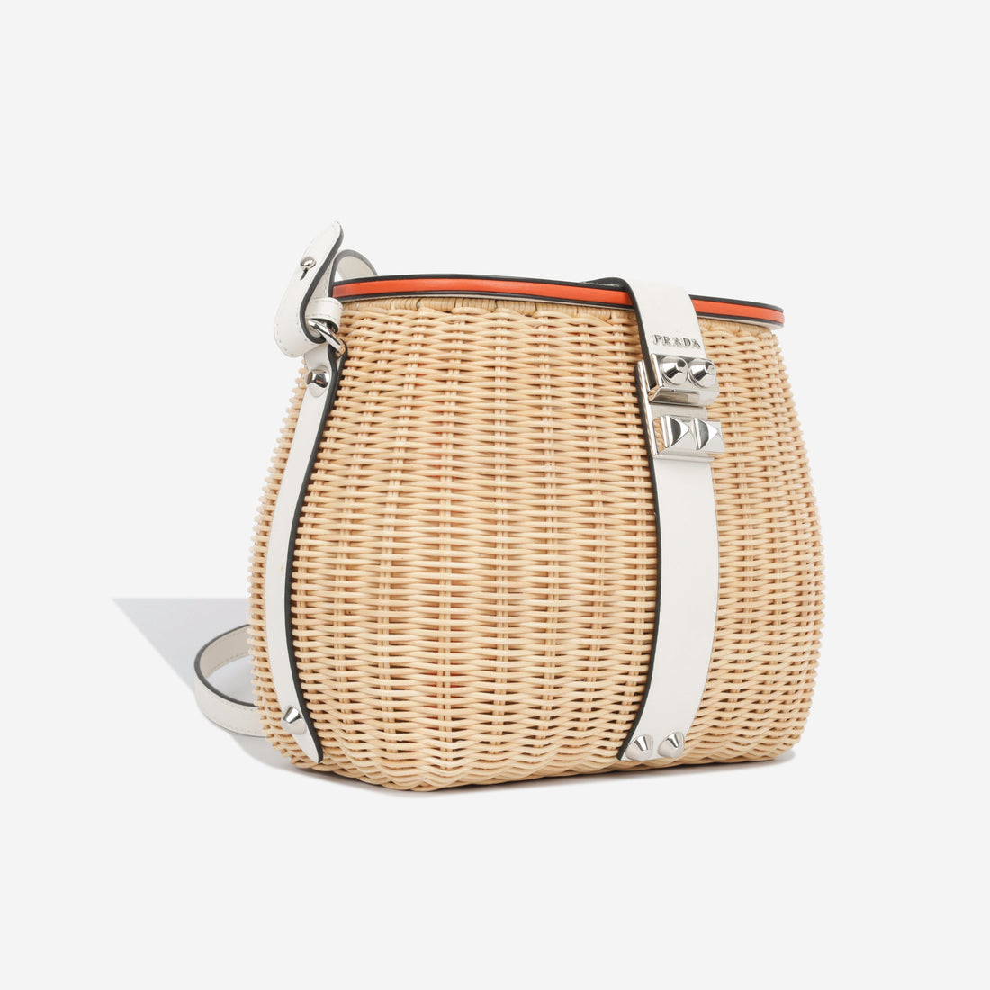 Prada Midollino Wicker Bag