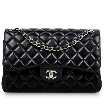 Chanel Classic Flap Bag Jumbo SHW