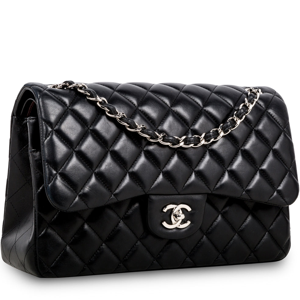 Chanel Classic Flap Bag Jumbo SHW
