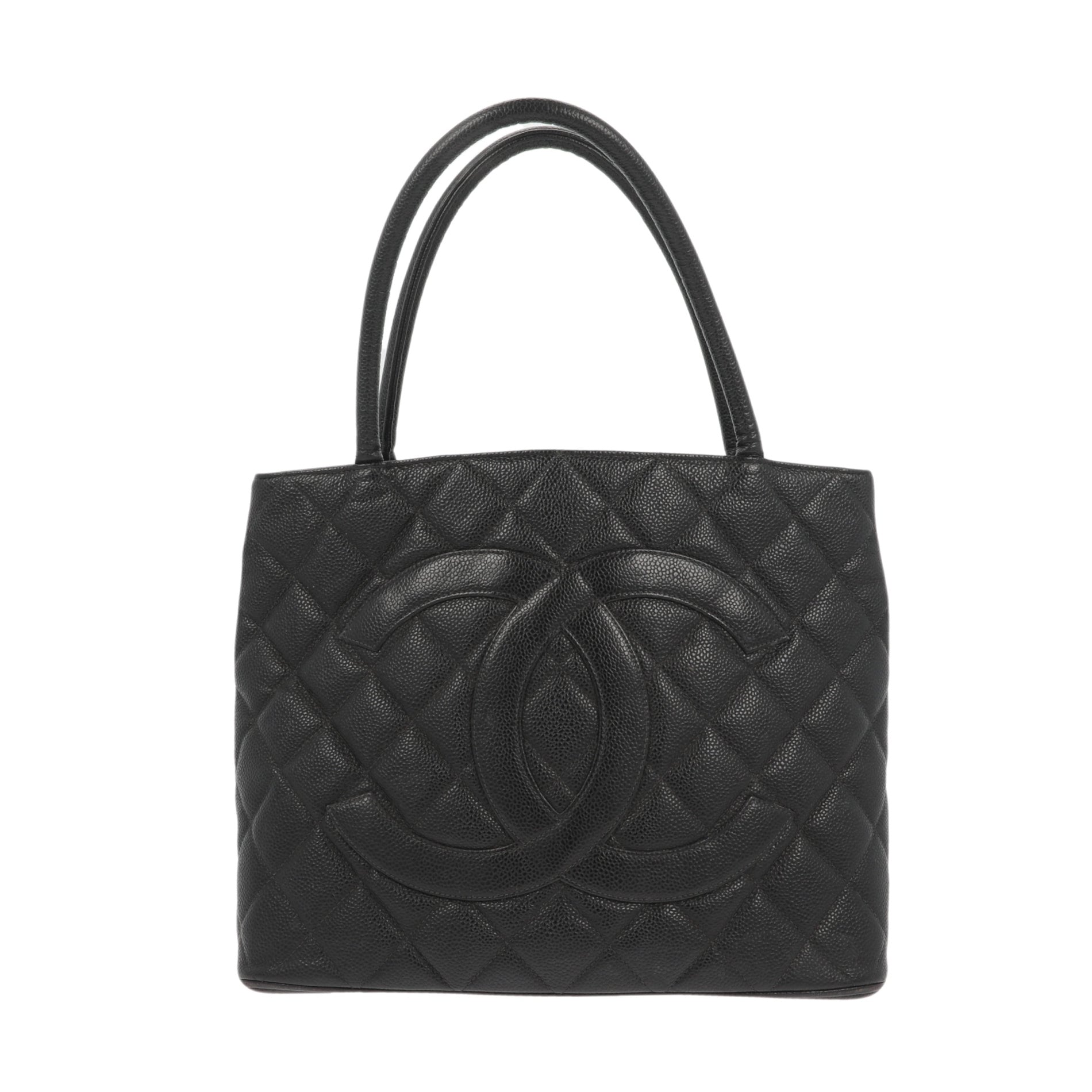Top Quality Chanel Medaillon Handbag in Black Leather