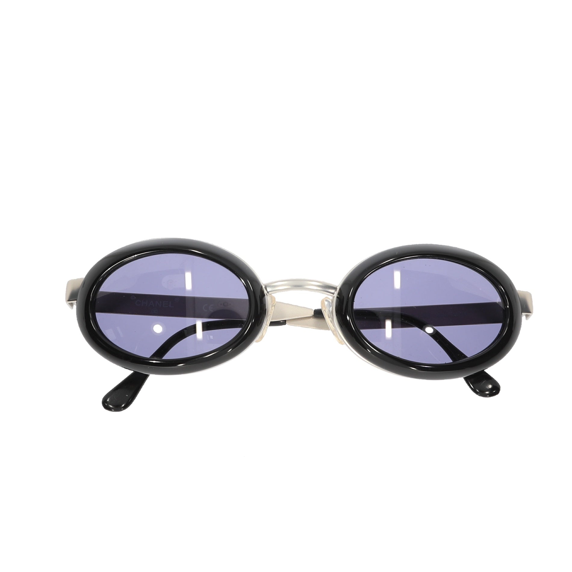 Top Quality Chanel Glasses in Silver Metal