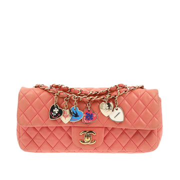 Top Quality Chanel Limited Edition "Bonne Chance" Timeless Pochette Single New in pink leather