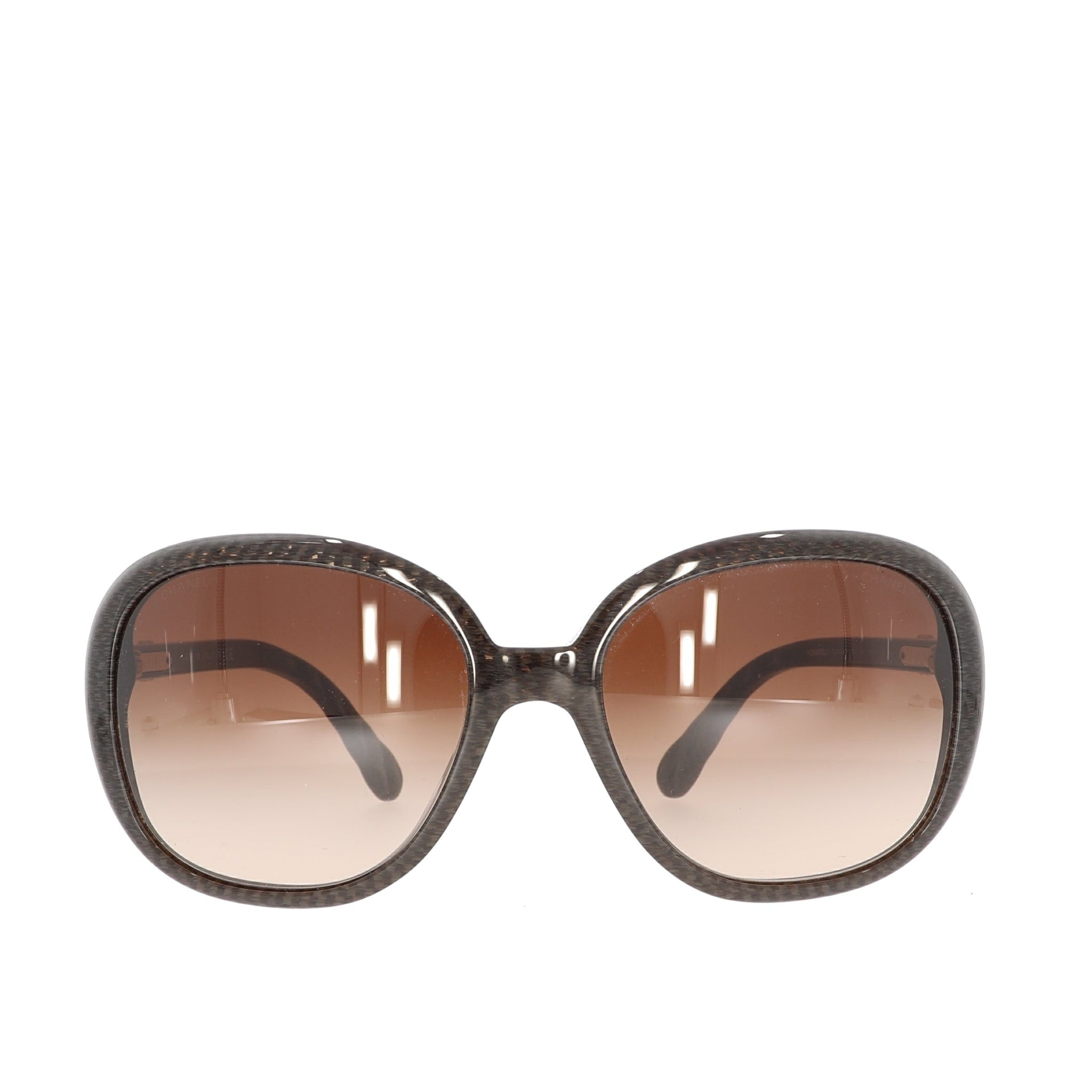 Top Quality Chanel Glasses in Brown Plastic