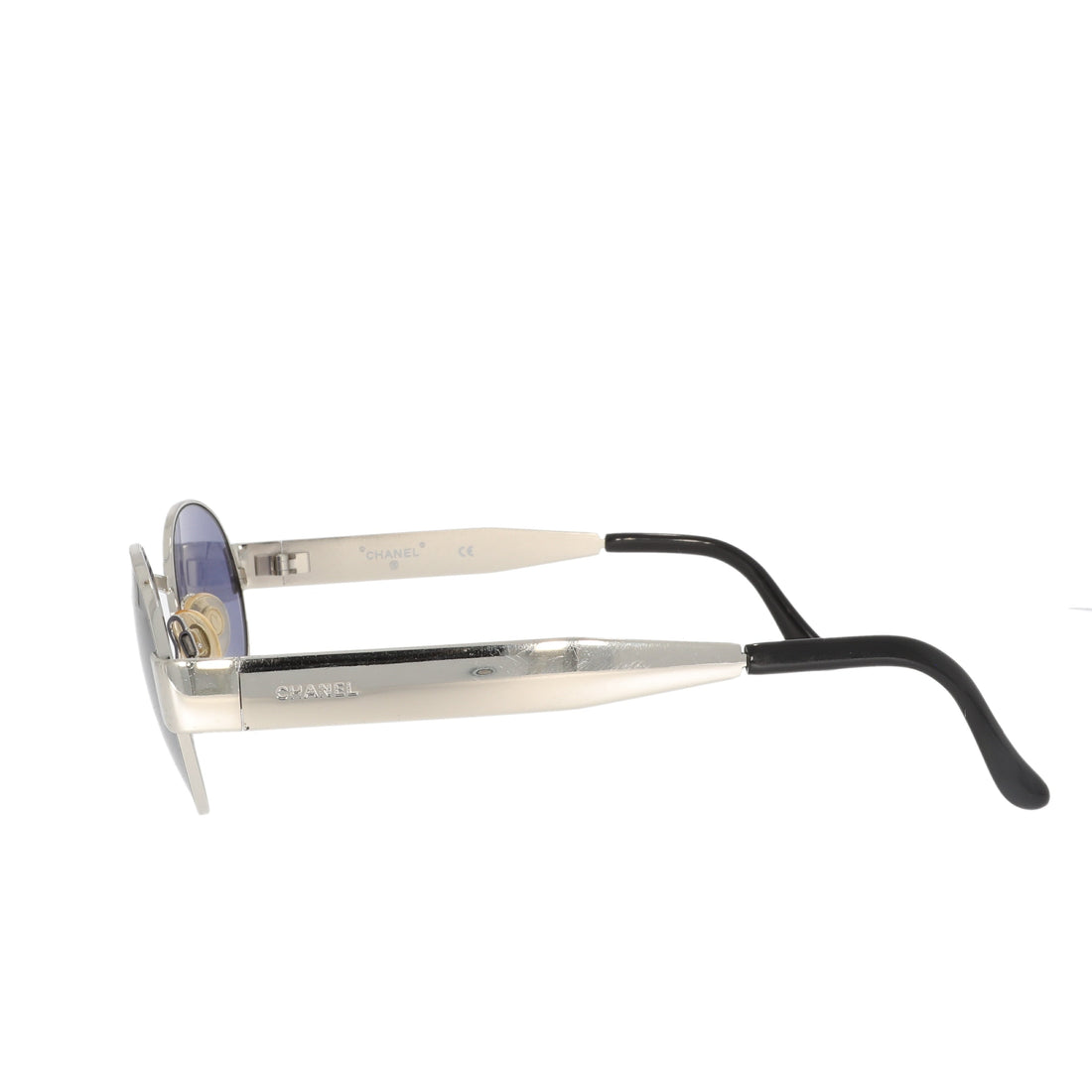 Top Quality Chanel Glasses in Silver Metal