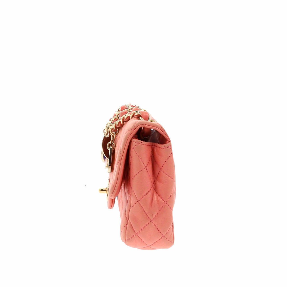 Top Quality Chanel Limited Edition "Bonne Chance" Timeless Pochette Single New in pink leather