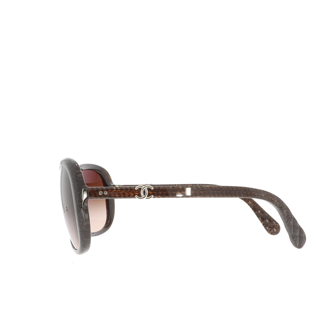Top Quality Chanel Glasses in Brown Plastic