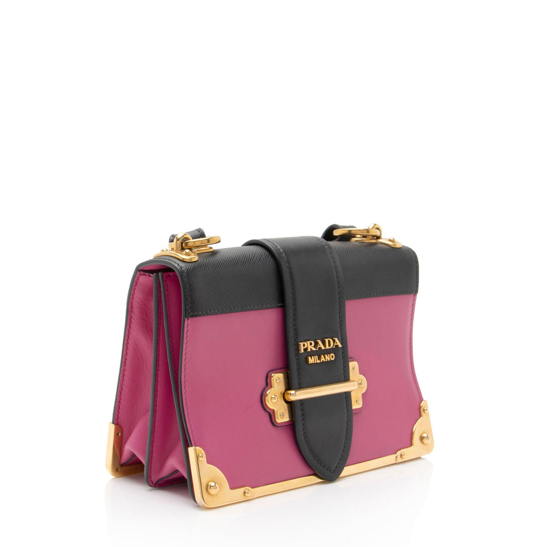 Prada Calfskin Cahier Shoulder Bag (SHF-Iw1abn)