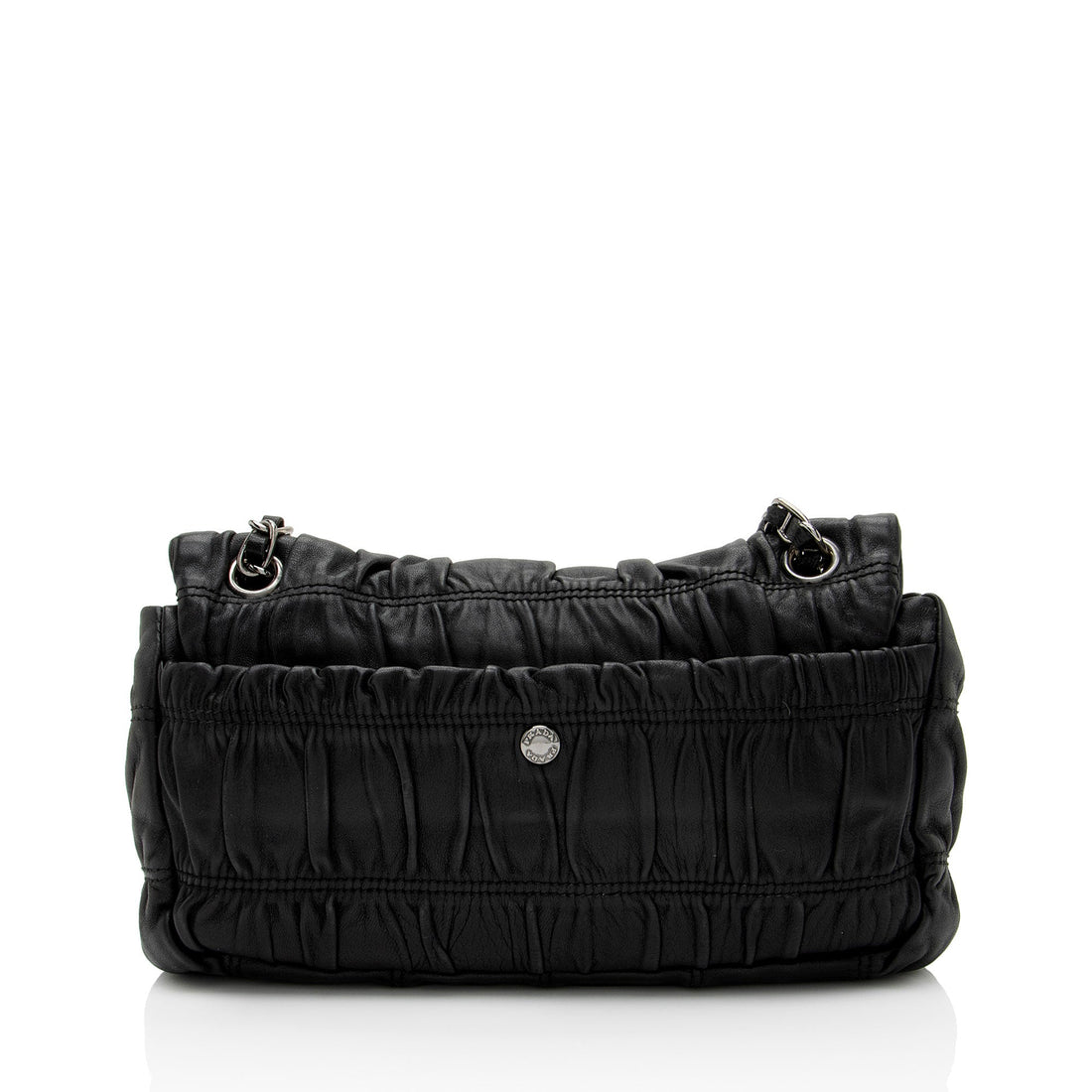Prada Nappa Gaufre Chain Shoulder Bag