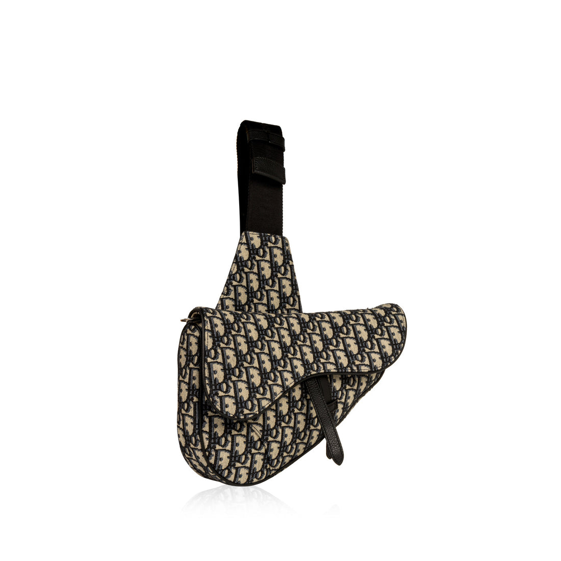Christian Dior Mens Saddle Bag Oblique Canvas