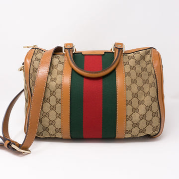 Gucci Web Boston Bag Shoulder Strap