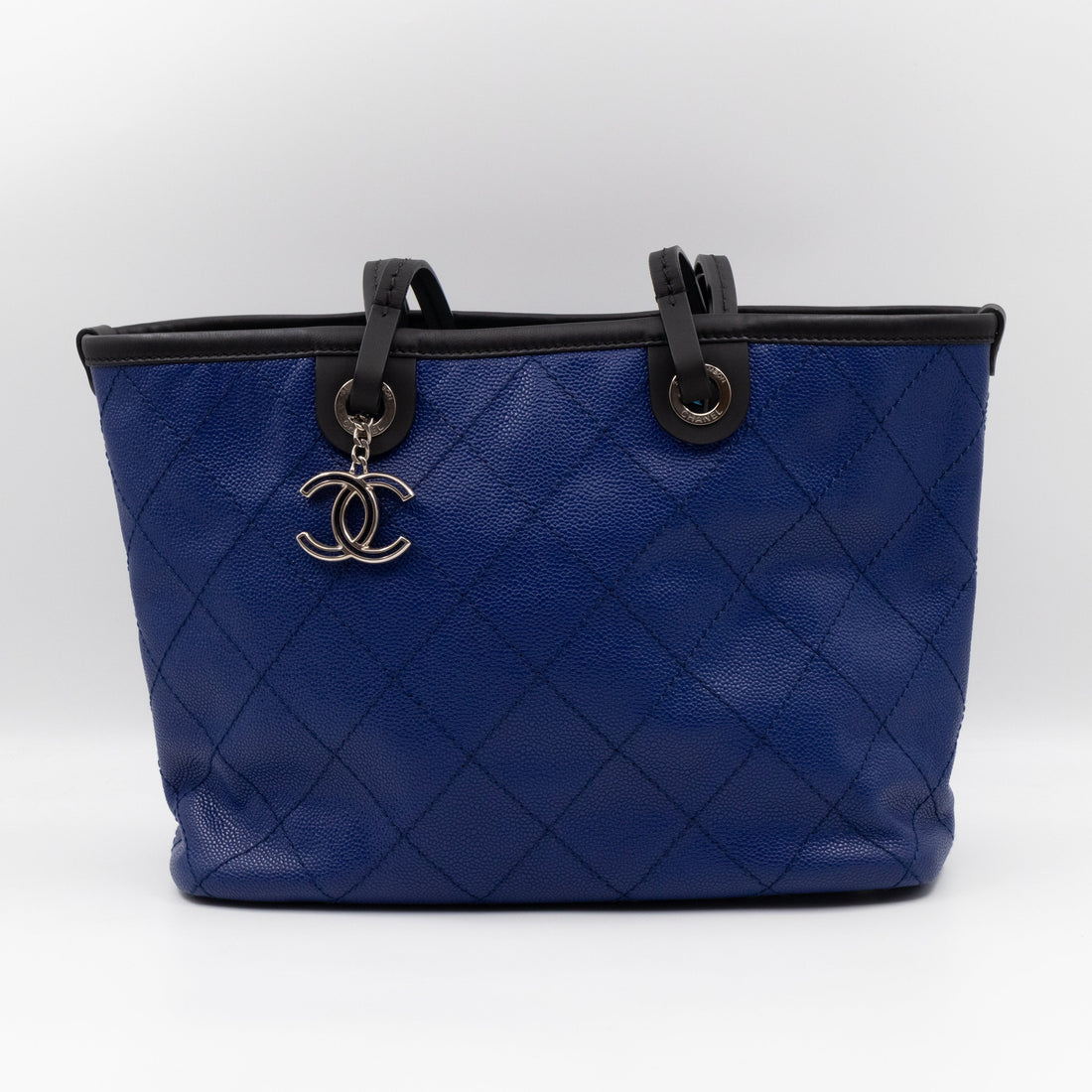 Shopping Fever Tote Bag Dark Blue Caviar