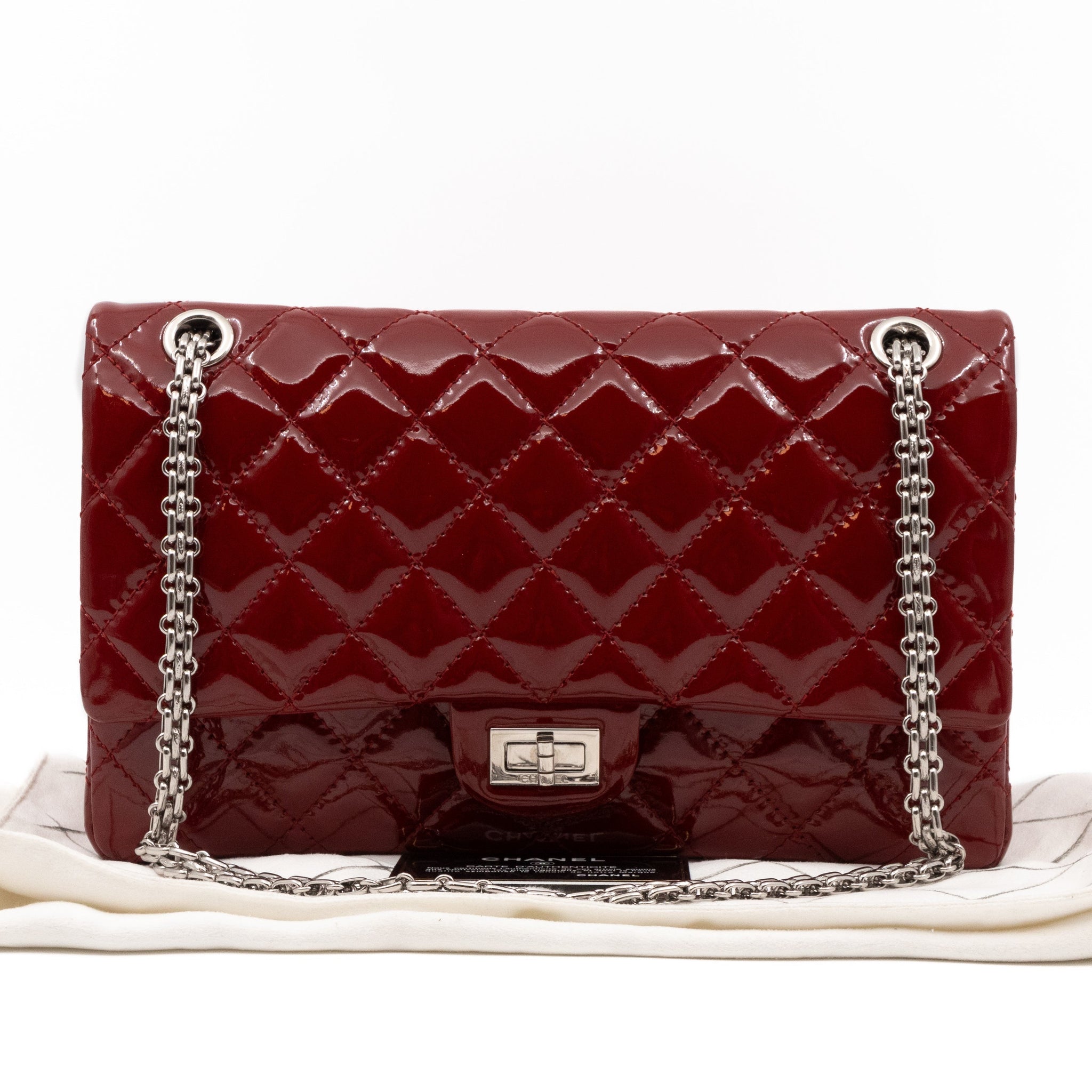 2.55 Reissue 225 Red Patent Leather