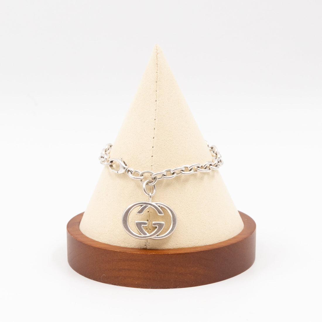 Gucci Interlocking G Sterling Bracelet 925 Silver