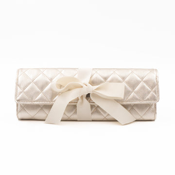 2.55 Jewelry Case Clutch Silver