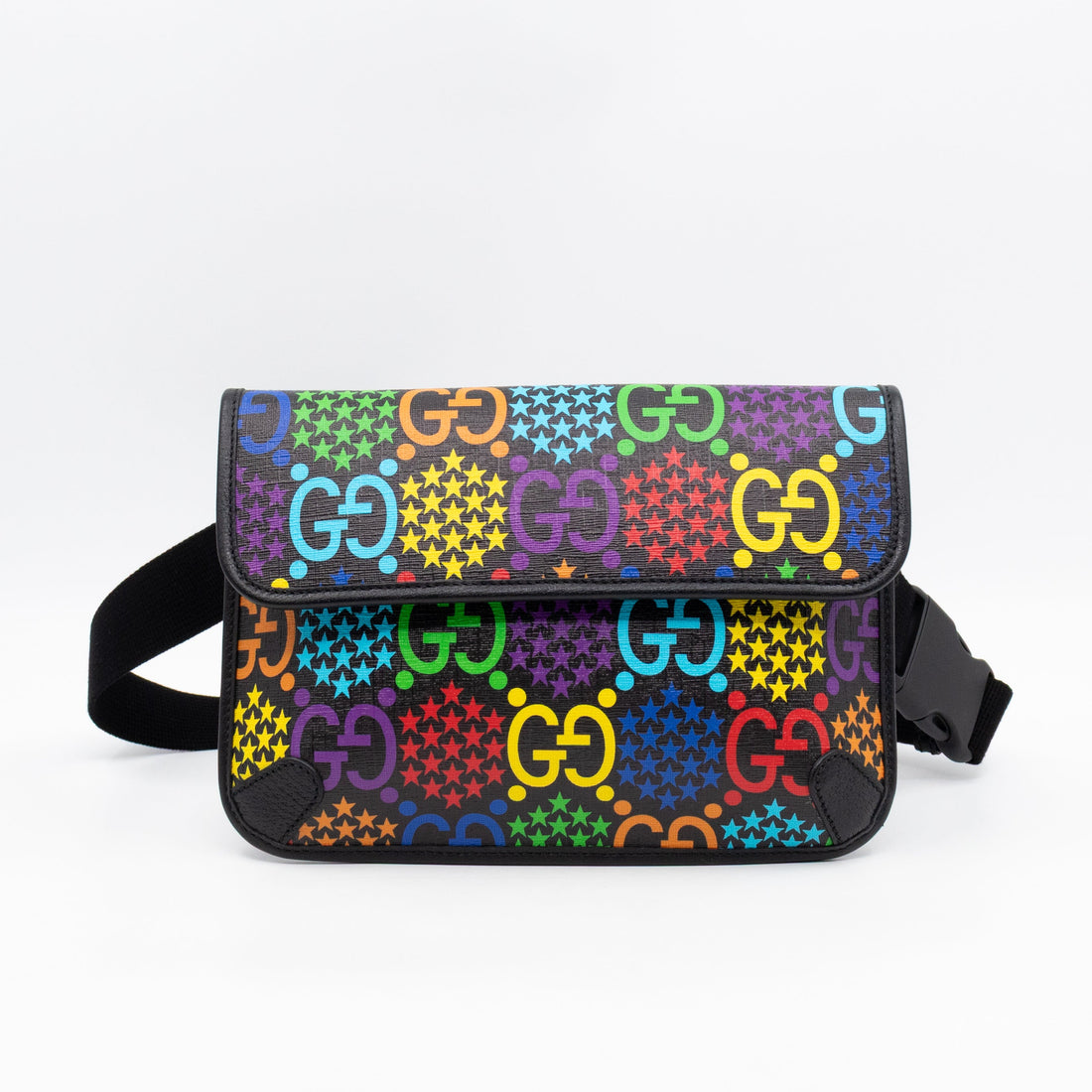 Gucci GG Belt Bag Black GG Psychedelic Canvas