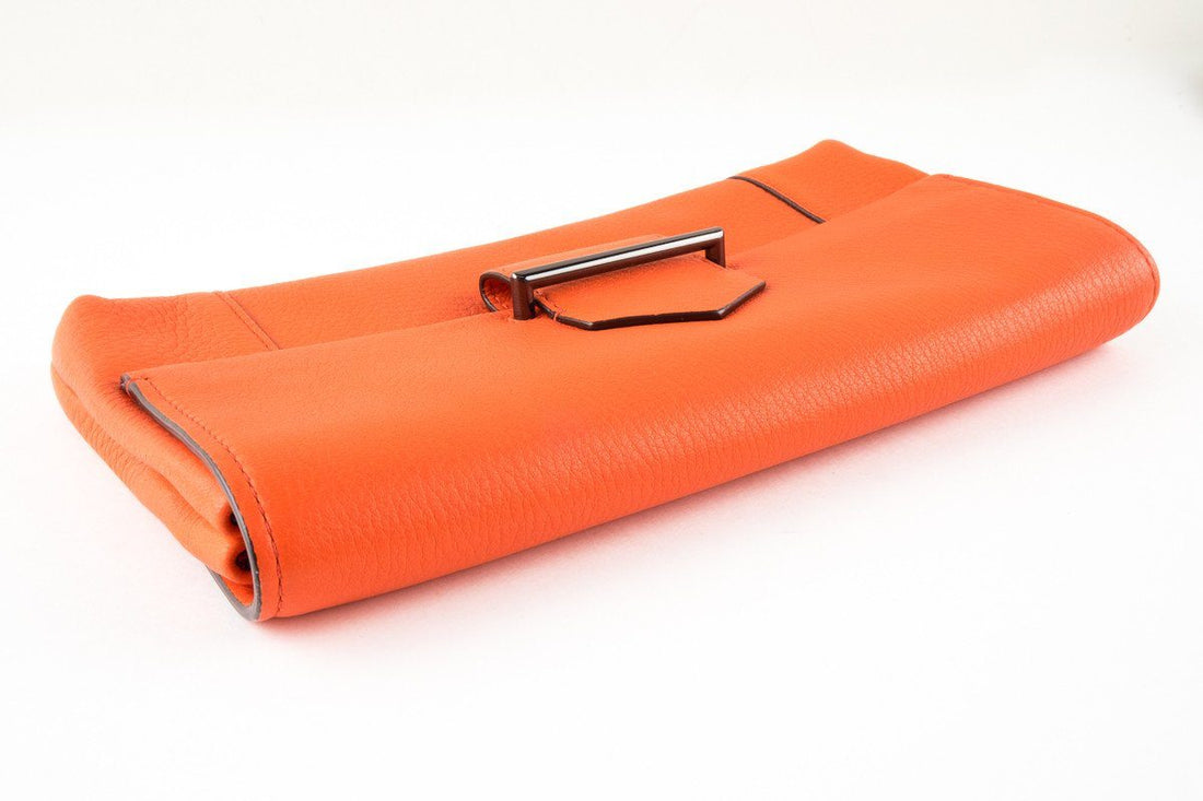Reed Krakoff Orange Leather Clutch
