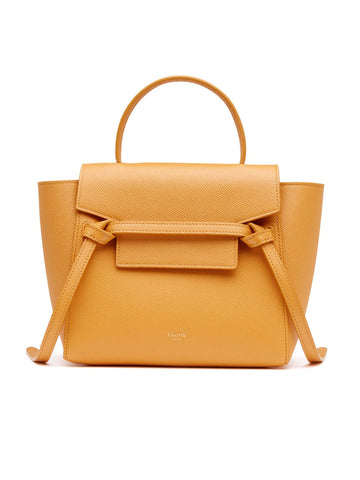 Nano Belt Bag in Gained Calfskin in Calendula