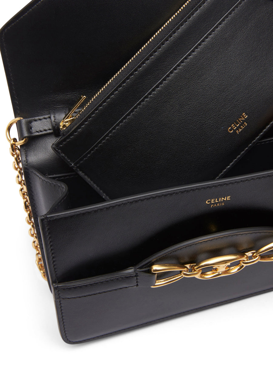 Wallet on Chain in Shiny Calfskin