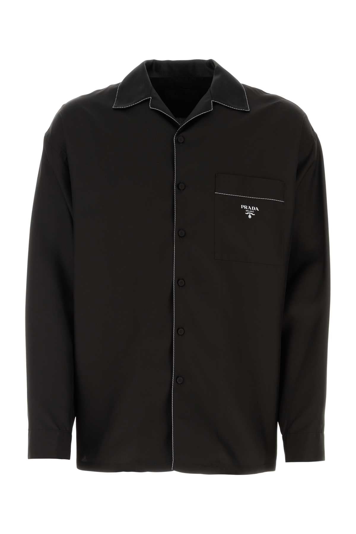 PRADA Silk Shirt for Men - SS25 Collection