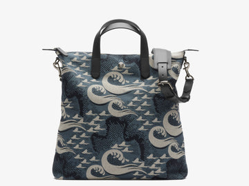 Shopper - Ocean Jacquard/Black