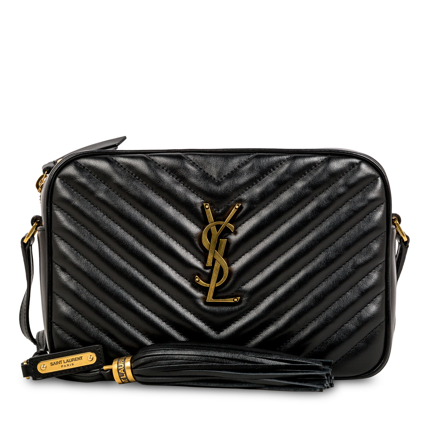 Yves Saint Laurent Lou Crossbody - Black