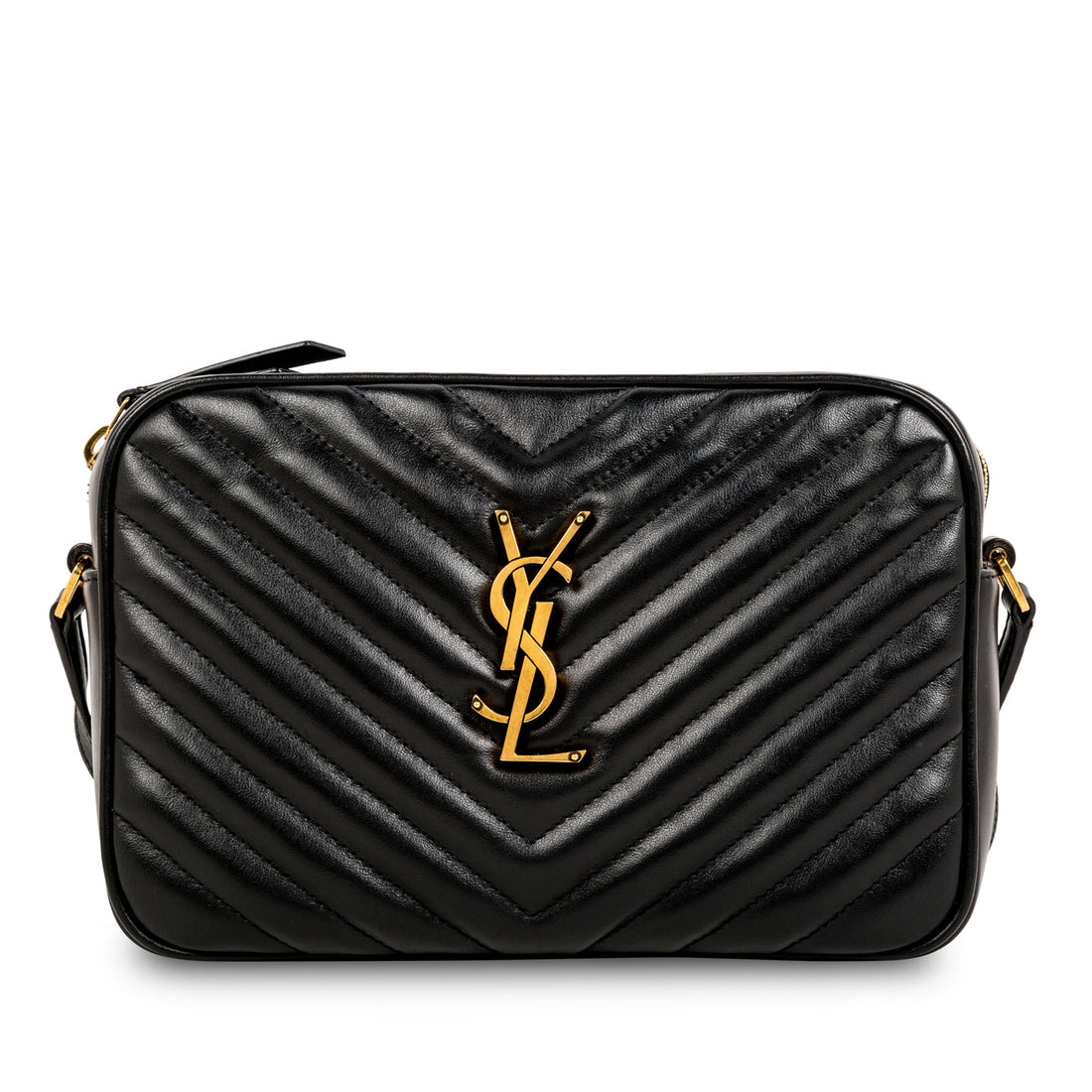 Yves Saint Laurent Lou Crossbody - Black