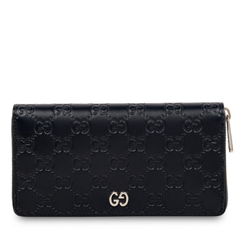 Gucci Signature GG Zip around wallet
