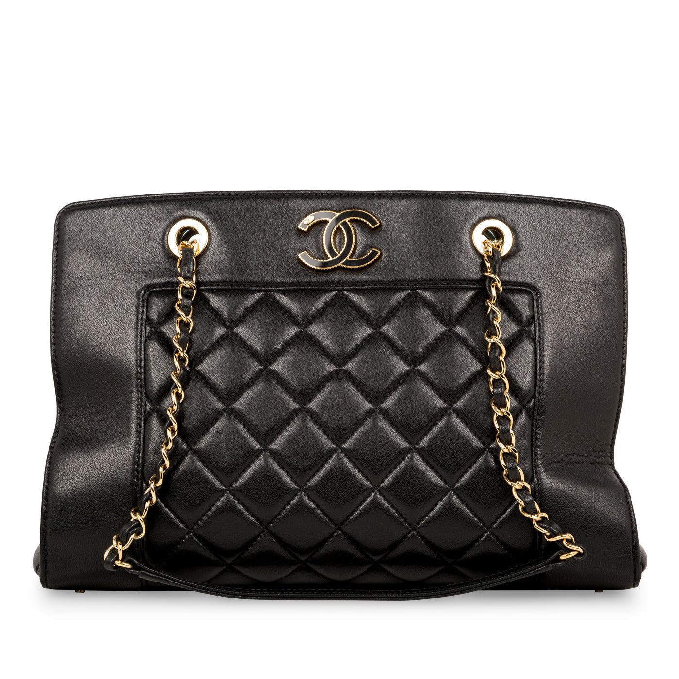 Chanel Quilted Shopper Tote